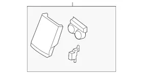 88700-3ke2a Nissan Genuine Armrest Assembly 88700-3ke2a Nissan Genuine Armrest Assembly