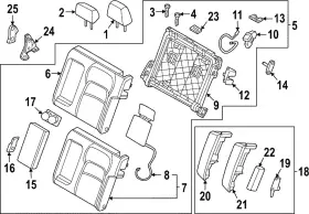 88700-5mp2c Nissan Genuine Armrest