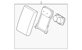 88700-6md0a Nissan Genuine Armrest Assembly