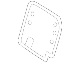 88716-3ja0a Nissan Genuine Seat Back Panel