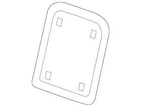 88716-ea501 Nissan Genuine Seat Back Panel