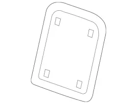 88716-ea502 Nissan Genuine Seat Back Panel