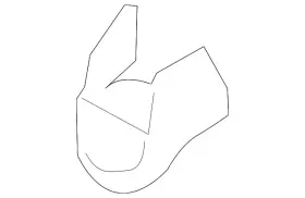 89305-5zw0a Nissan Genuine Latch Cover
