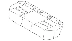 89307-6ra0b Nissan Genuine Seat Cushion Pad