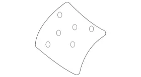 89307-6re4a Nissan Genuine Seat Cushion Pad