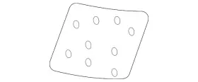 89607-6re1a Nissan Genuine Seat Back Pad