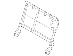 89651-1lk5a Nissan Genuine Seat Back Frame