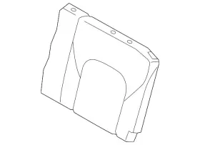 89670-5zm1b Nissan Genuine Seat Back Cover