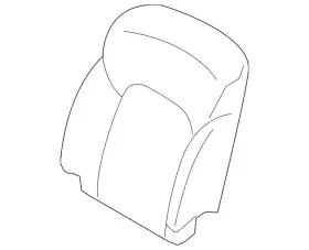 H7620-8a60a Nissan Genuine Seat Back Cover