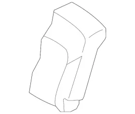 H8620-8a60d Nissan Genuine Seat Back Cover H8620-8a60d Nissan Genuine Seat Back Cover