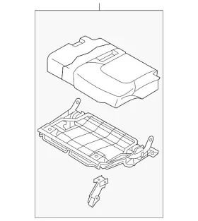 H9350-8a60a Nissan Genuine Cushion Assembly