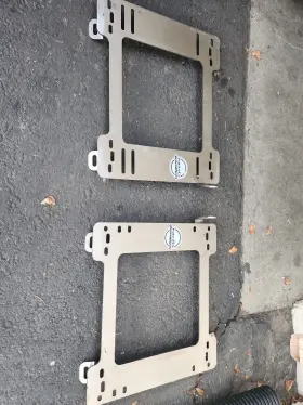 Sbk-mz01 Nrg Innovations New Seat Brackets Stainless Steel - Fits Ft89-97 Mazda Mx-5 Miata Na