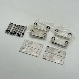 644.025.172.00 Other Porsche 356 Chrome Luggage Strap Bracket Set Rear Clamp Kit 64402517200