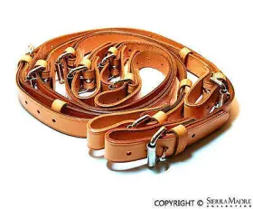 Smc.200.003 Other Porsche Rear Seats Leather Strap Set Tan 356 356a 356b 356c 911 912 Smc