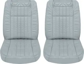 B1029400227 Parts Unlimited Interiors 1994-96 Impala Ss Front Bucket Seat Upholstery Without Headrests Gray Leather