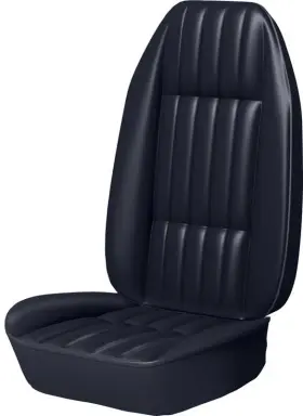 F1027600101 Parts Unlimited Interiors 1976 Firebird Front Bucket Seat Upholstery Set Standard Interior Black