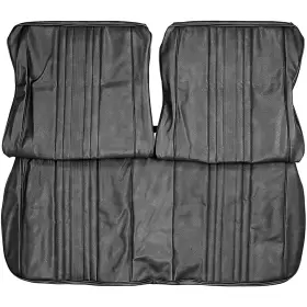Nfb72101 Parts Unlimited Interiors 1972 Chevy Nova Front Bench Seat Upholstery 2 Door Coupe Black - Brand Pui