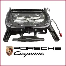 21117886 Porsche 03-10 Cayenne Front Right Side Seat Lower Bottom Frame Rail With Motor Oem