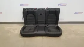 215.po1m17 Porsche 17 Macan Gts 95b Rear Seat Assembly Black Leather And Suede
