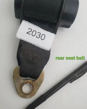 47785779570b Porsche 944 911 924 968 Rear Seat Lap Belt Back Black