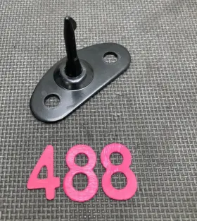 7l0886162e Porsche 7l0886161e 03-06 Cayenne Driver Left Rear Seat Latch Lock Hinge Oem