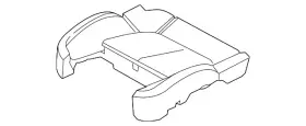 958-881-375-j Porsche Genuine Seat Cushion Pad 958-881-375-j Porsche Genuine Seat Cushion Pad