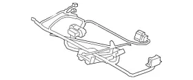 992-971-366-s Porsche Genuine Power Seat Wiring Harness