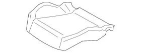9y0-881-376-am Porsche Genuine Seat Cushion Pad 9y0-881-376-am Porsche Genuine Seat Cushion Pad