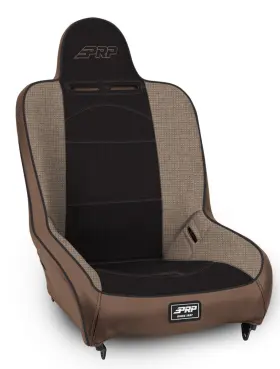 A100110-64 Prp For Premier High Back Suspension Seat Two Neck Slots - Tan / Black