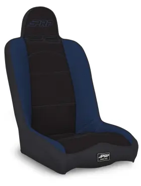 A140110-71 Prp For Daily Driver High Back Suspension Seat Two Neck Slots - Black / Blue