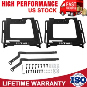 11036031 Racewill 2pack Lower And Recline Seat Bases Accessories For Polaris Rzr 800/900 Us