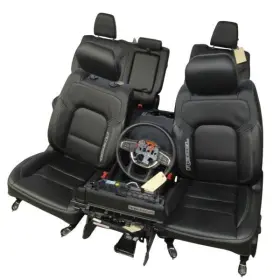 200.ch8r21 Ram 2020 2021-2023 1500 New Body Front Rear Leather Seats Rebel Black Heated