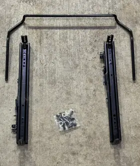 0.76.3 Recaro Double Locking Seat Slider Track-inside Release Bar With Tabs