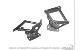 C7zz-16796-ar Scott Drake Hood Hinge Steel Black Painted Ford Passenger Side Each