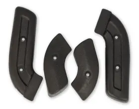 C8tz-656192-5b Scott Drake 67-77 Bronco Seat Hinge Covers Black