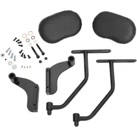 52-926bk Show Chrome Deluxe Armrest Kit - Black