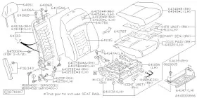 64139fj134wj Subaru Genuine Cushion Assembly Ocpantrh