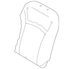 64150al21avh Subaru Genuine Seat Back Cover