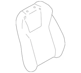 Subaru 64150fn100sw Genuine Seat Back Cover