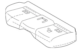 Subaru 64369fn010 Genuine Seat Cushion Pad