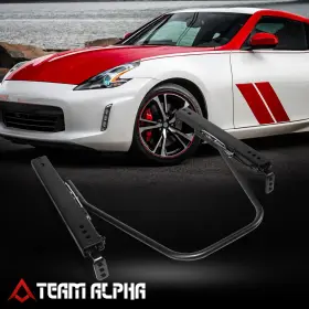 Tma-200dls Team-alpha Fits Procar Style Racing Bucket Seat Mount Adapters Dual Lock Sliders Universal