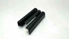 1051476-00-a Tesla 12-20 Model S Front Seat Track Rail End Slide Trim Cover Panel Oem