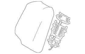 71074-08290-b8 Toyota Genuine Seat Back Cover