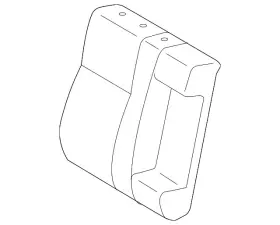 71077-06320-b1 Toyota Genuine Seat Back Cover