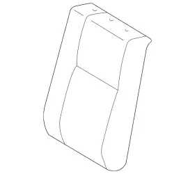 71078-33510-b0 Toyota Genuine Seat Back Cover