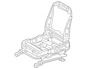 71120-04100 Toyota Genuine Seat Frame