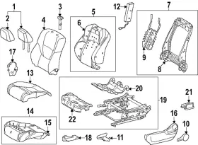 71502-ak010 Toyota Genuine Cushion Assembly