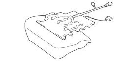 71511-35050 Toyota Genuine Seat Cushion Pad Left Right Front