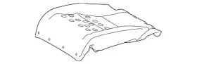 71512-0e150 Toyota Genuine Seat Cushion Pad