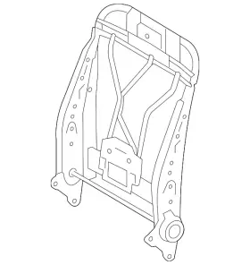 Toyota 71630-35260 Genuine Seat Back Frame